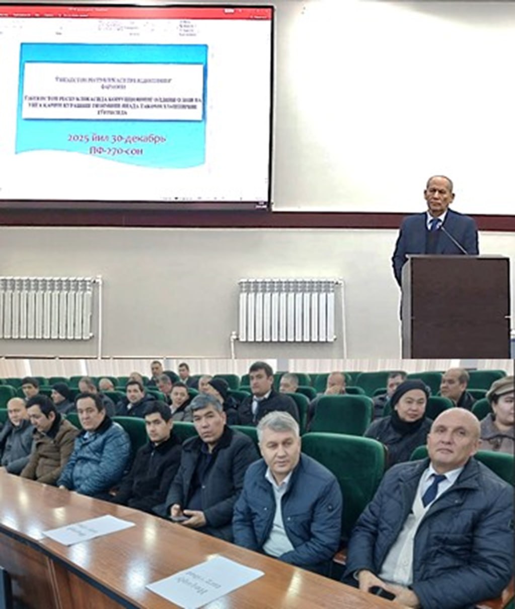 “Huquqiy targ‘ibot”da Prezident farmoni