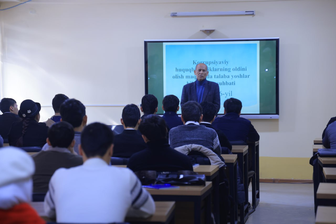 Korrupsiyaviy huquqbuzarlikning oldini olishga qaratilgan davra suhbati o‘tkazildi