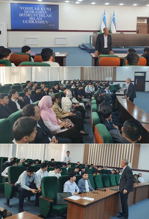 “Yoshlar kuni” doirasida  bitiruvchilar bilan uchrashuv o‘tkazildi