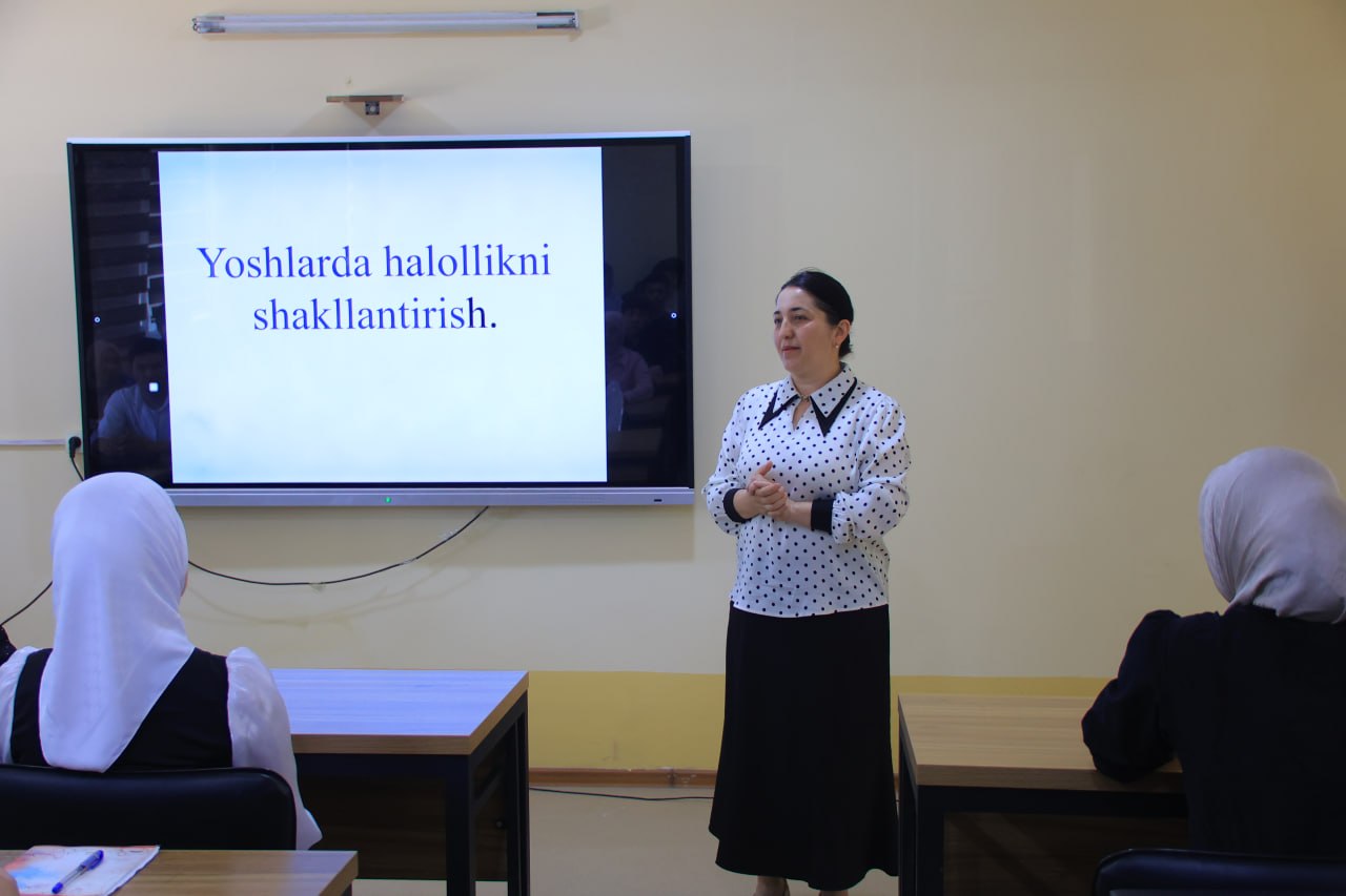 YOSHLARDA HALOLLIKNI SHAKLLANTIRISH – MUHIM MA’NAVIY QADRIYAT