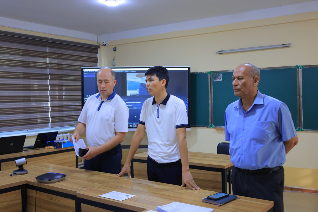 Texnikum bitiruvchilari bilan suhbat jarayonlari o'tkazildi